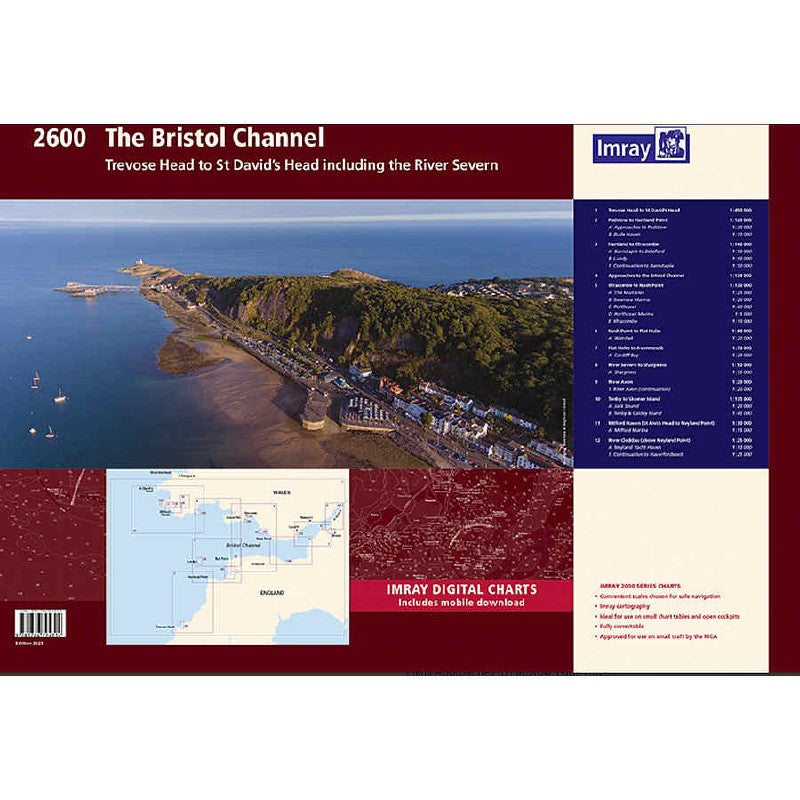 Imray 2600 Bristol Channel Chart Pack