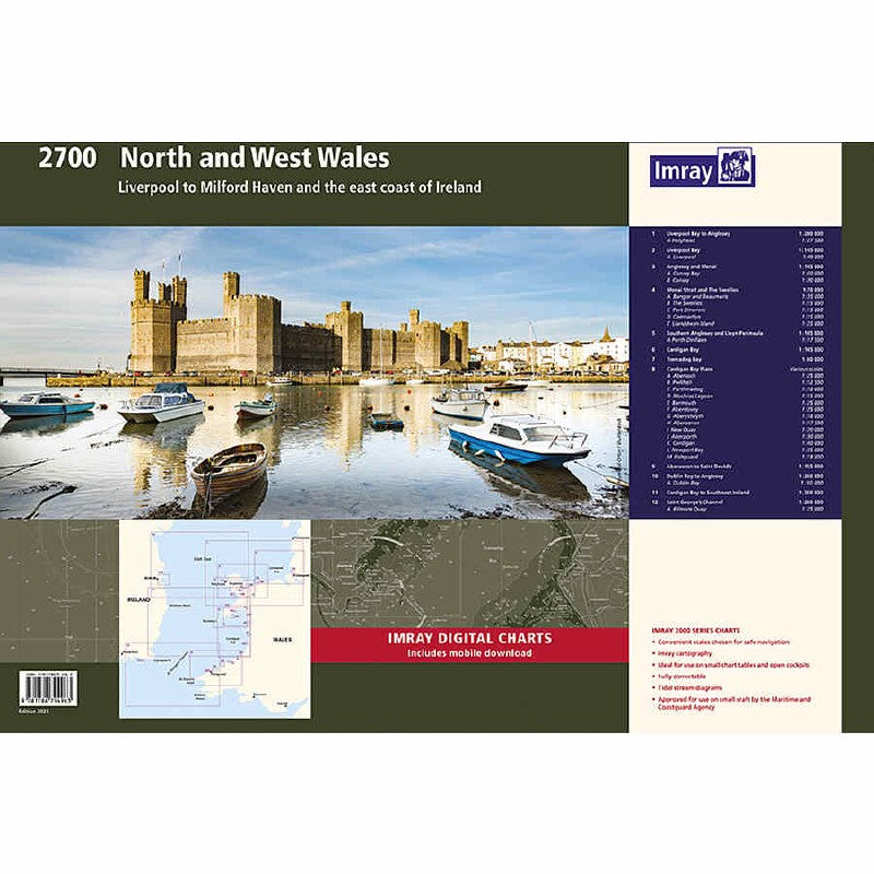 Imray 2700 North and West Wales Chart Pack