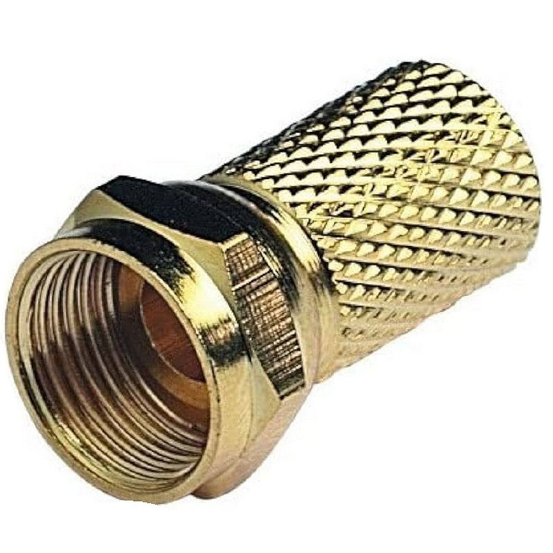 Glomex V9144 Male Gold Plated F Connector for RG59/U Glomex Coax