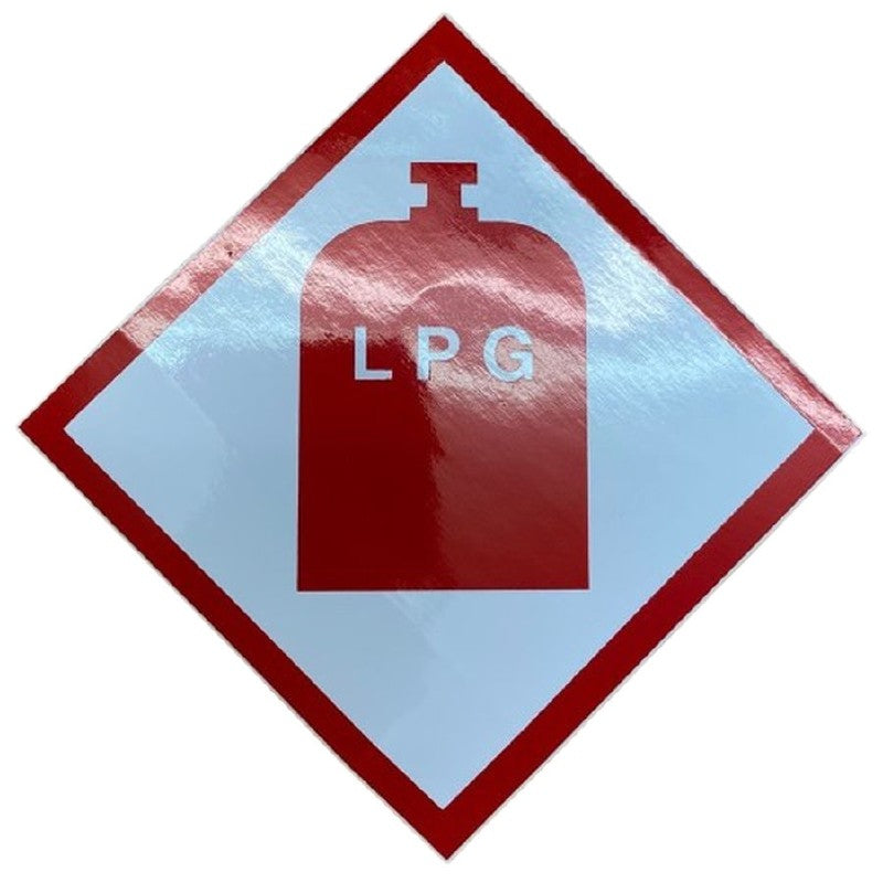 TSL LPG Gas Warning Sticker