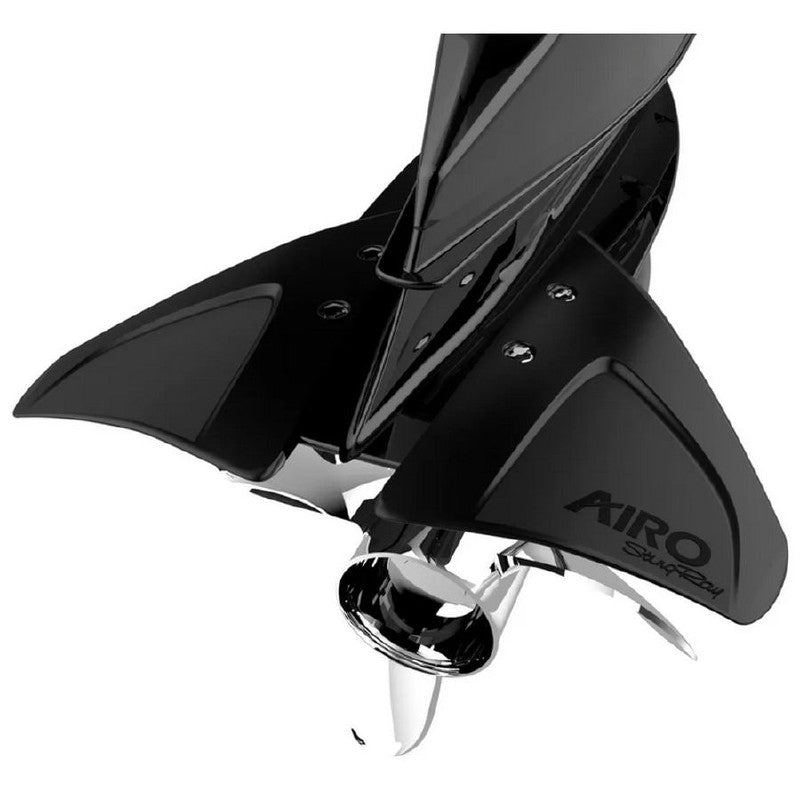 StingRay AIRO Hydrofoil 2-Piece Drill Installation - Black 4-350HP