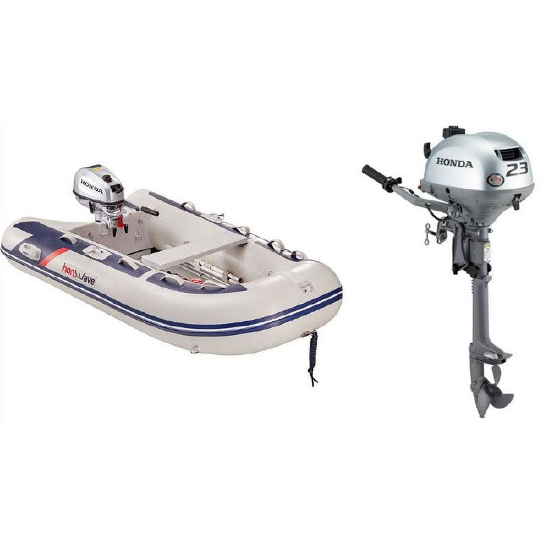 Honwave T25AE Inflatable and Honda BF2.3 Outboard Package