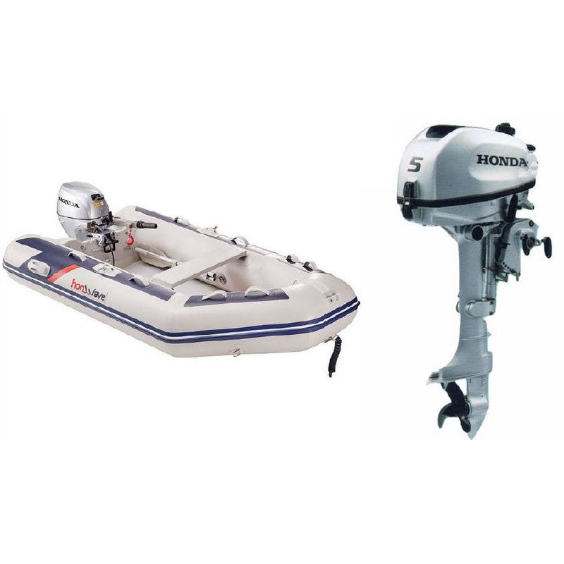 Honwave T27IE Inflatable and Honda BF5 Outboard Package