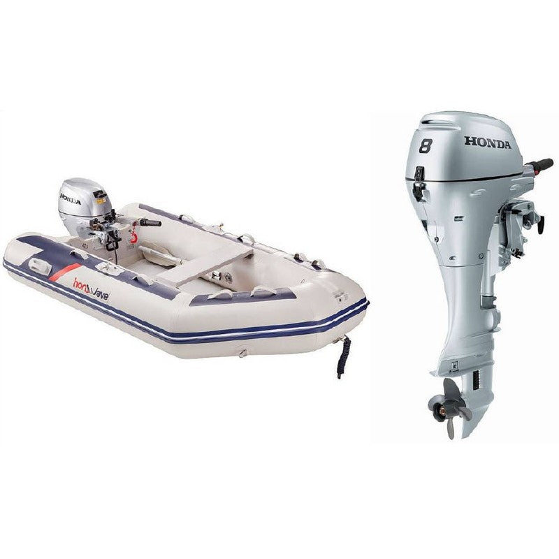 Honwave T27IE Inflatable and Honda BF8 Outboard Package