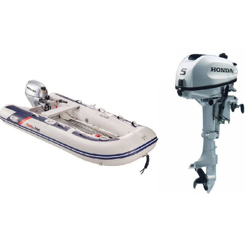 Honwave T30AE Inflatable and Honda BF5 Outboard Package