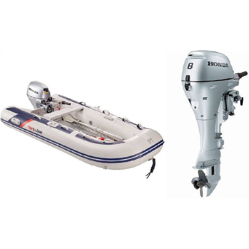 Honwave T30AE Inflatable and Honda BF8 Outboard Package