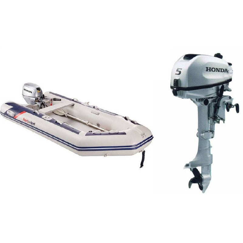 Honwave T32IE Inflatable and Honda BF5 Outboard Package