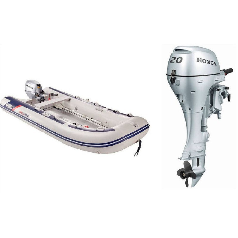 Honwave T35AE Inflatable and Honda BF20 Outboard Package