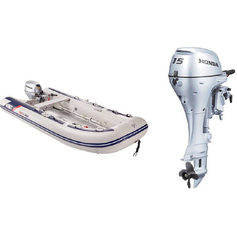 Honwave T35AE Inflatable and Honda BF15 Outboard Package