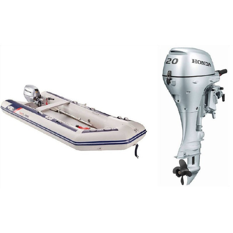 Honwave T38IE Inflatable and Honda BF20 Outboard Package