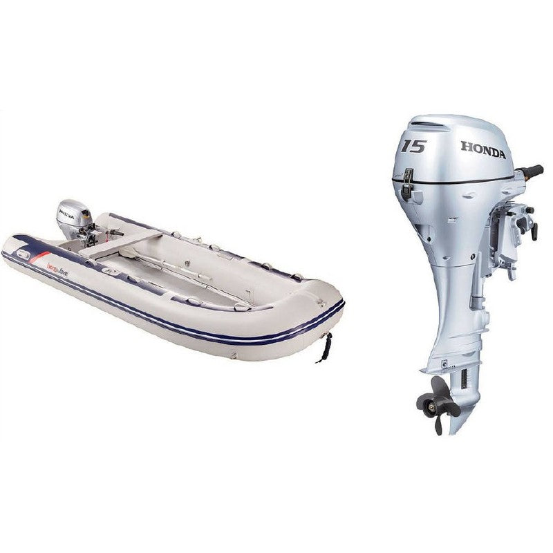 Honwave T40AE Inflatable and Honda BF15 Outboard Package