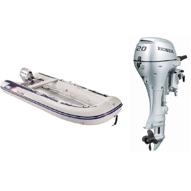 Honwave T40AE Inflatable and Honda BF20 Outboard Package