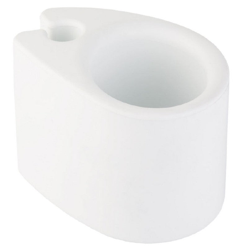 Ocean Tube Mount Clip-On Drinks Holder - White