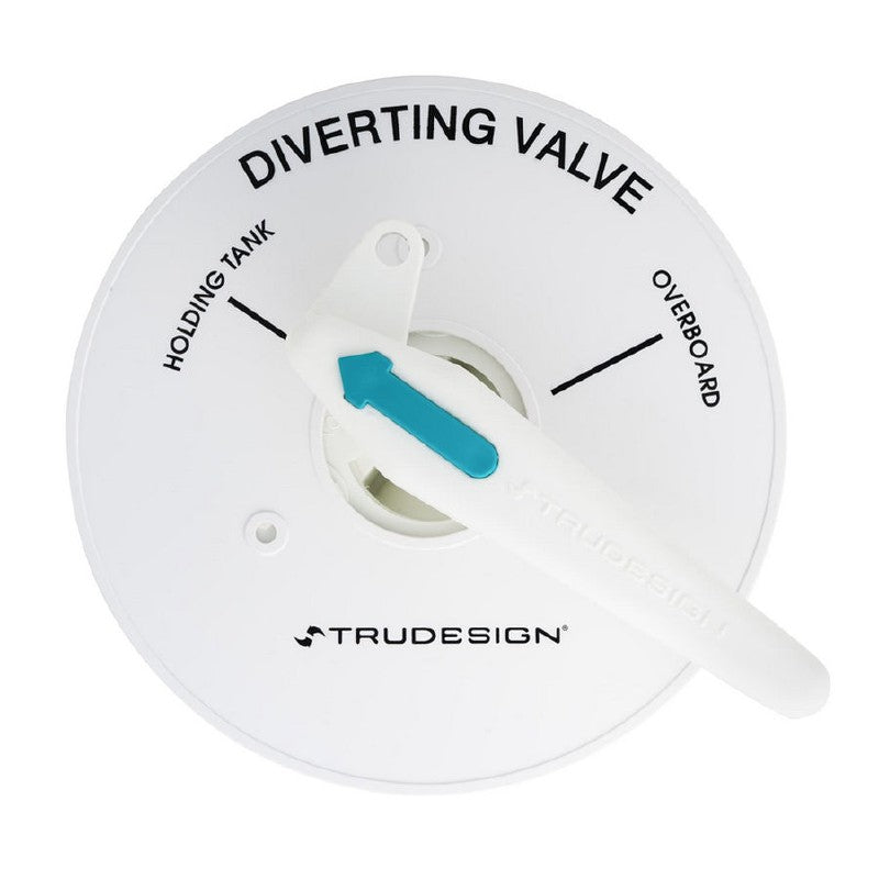 TruDesign Aquavalve - Through Bulkhead Mount White 90313