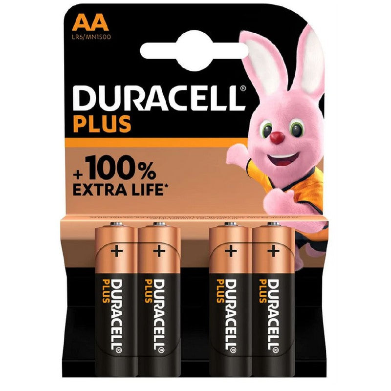 Duracell AA Batteries 4 Pack LR6/MN1500