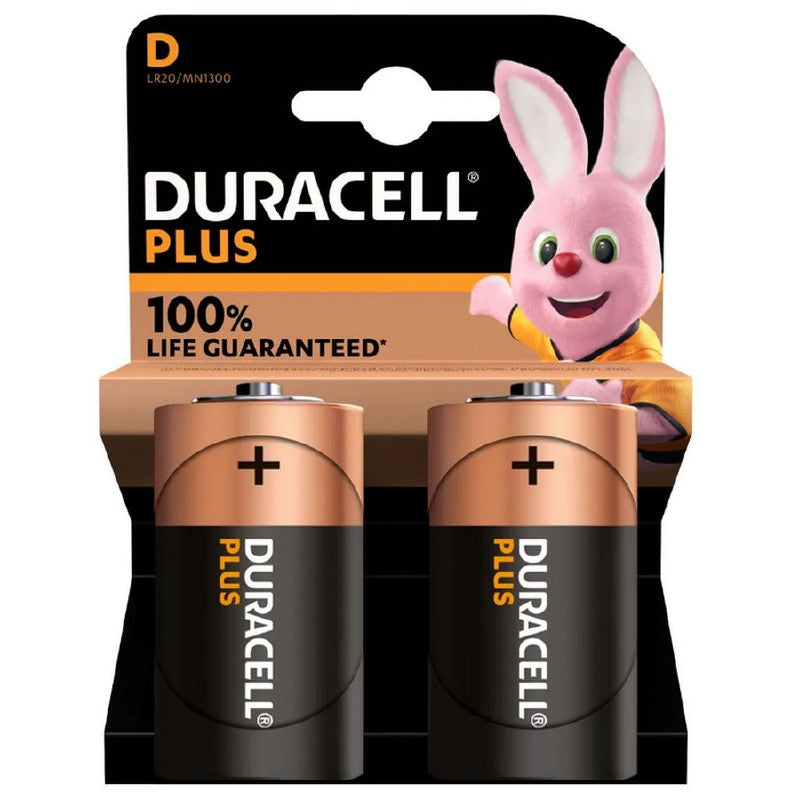 Duracell D Batteries 2 Pack LR20/MN1300