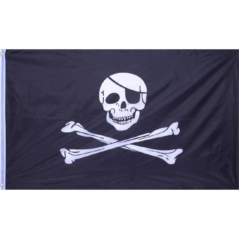 SeaMark Novelty Jolly Roger Pirate Flag 90cm x 150cm