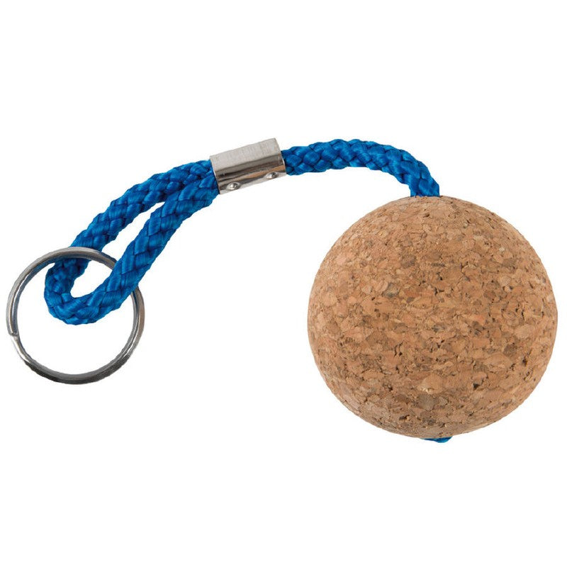 Osculati Floating Cork Ball Keyring With Rope Lanyard