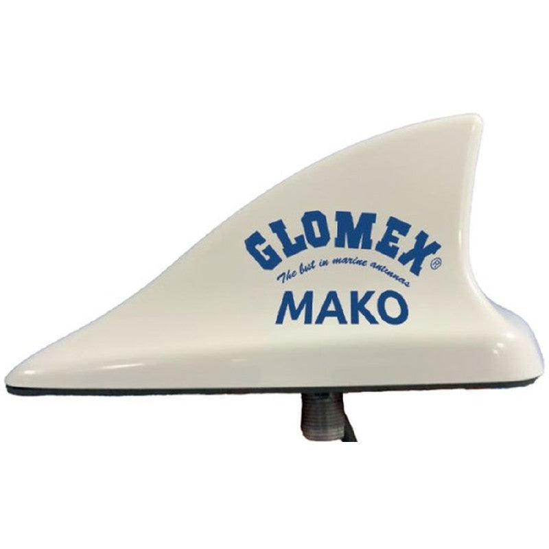 Glomex MAKO Low Profile Fin-Shaped VHF Antenna White