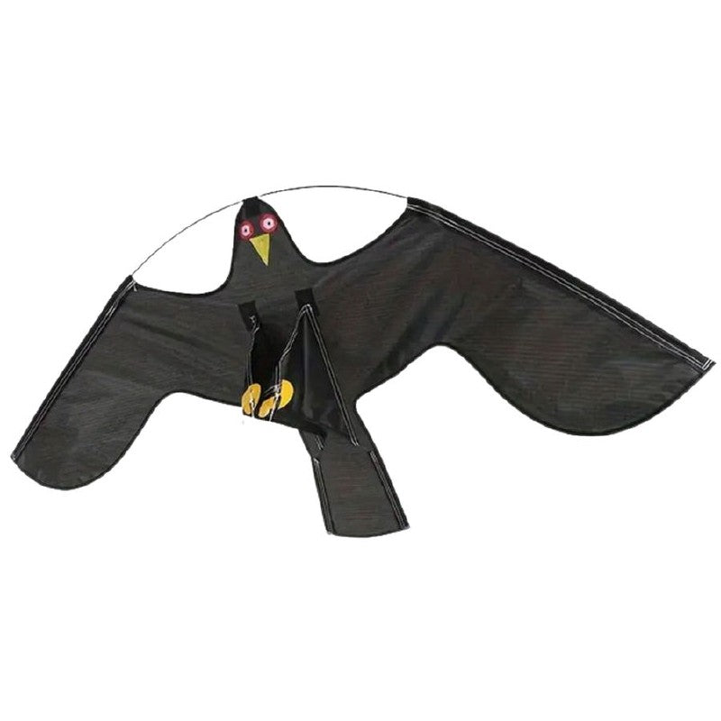 SeaMark Flying Hawk Kite Bird Scarer Extendable With 4m Telescopic Pole