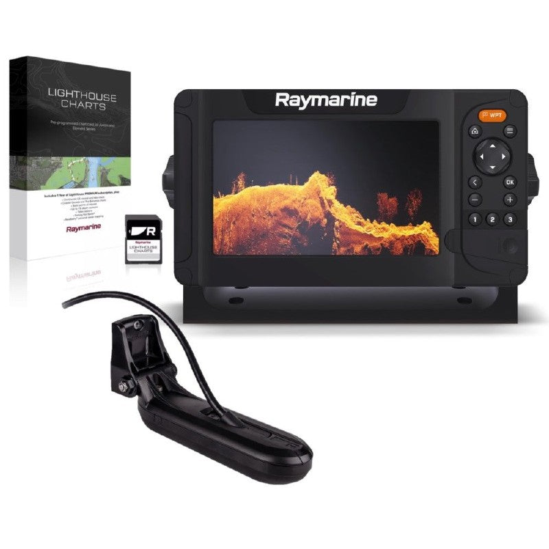 Raymarine Element 7HV Display, HV100+ TDX & Western Europe Chart