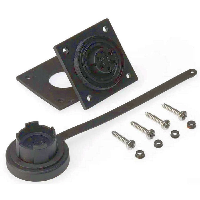 Index Marine Bulgin Low Flange/Flush Mount Socket, Cap & Screws Kit - 6 Pin