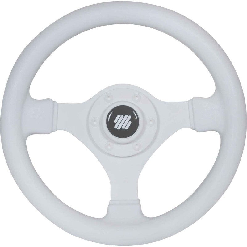 Ultraflex Steering Wheel Small Soft Grip White 280mm