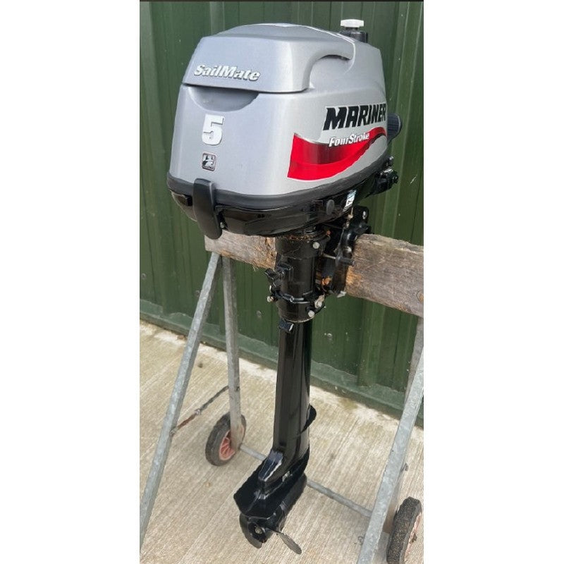 Mariner 5 HP Outboard Motor Long Shaft 4 Stroke - Used 2225