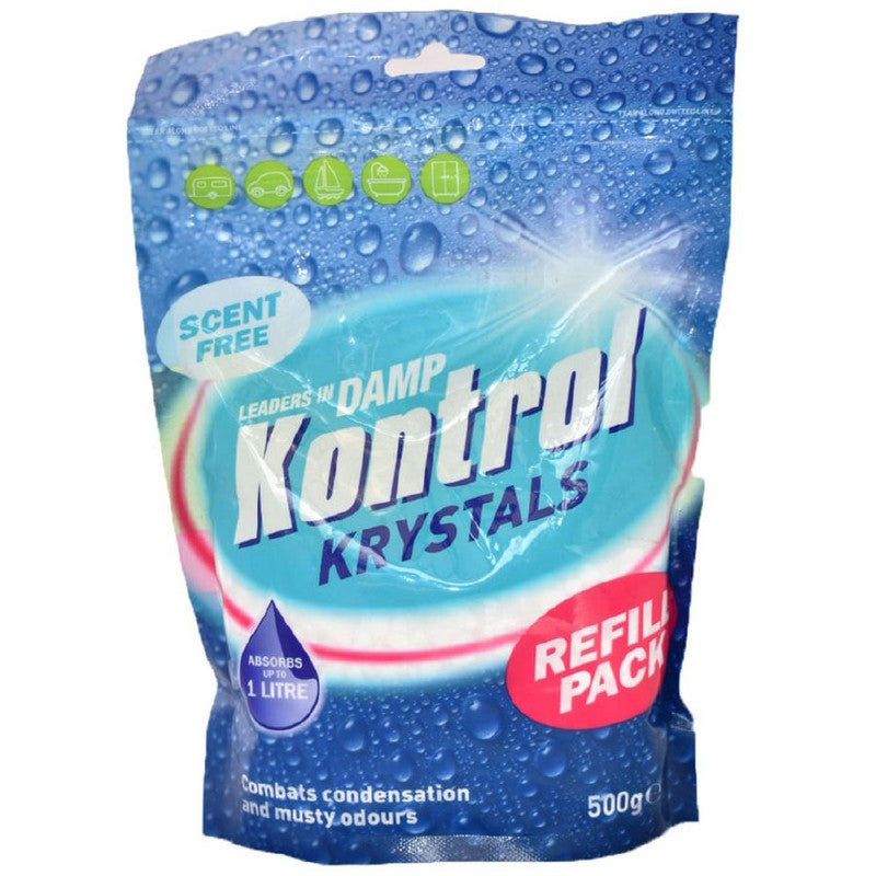 Kontrol Krystals 500g Scent Free Refill Pack 1 Litre Capacity