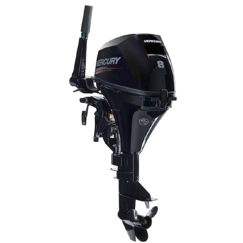 Mercury 8 H.P 4-Stroke Long Shaft Tiller Controlled Manual Start Outboard Motor