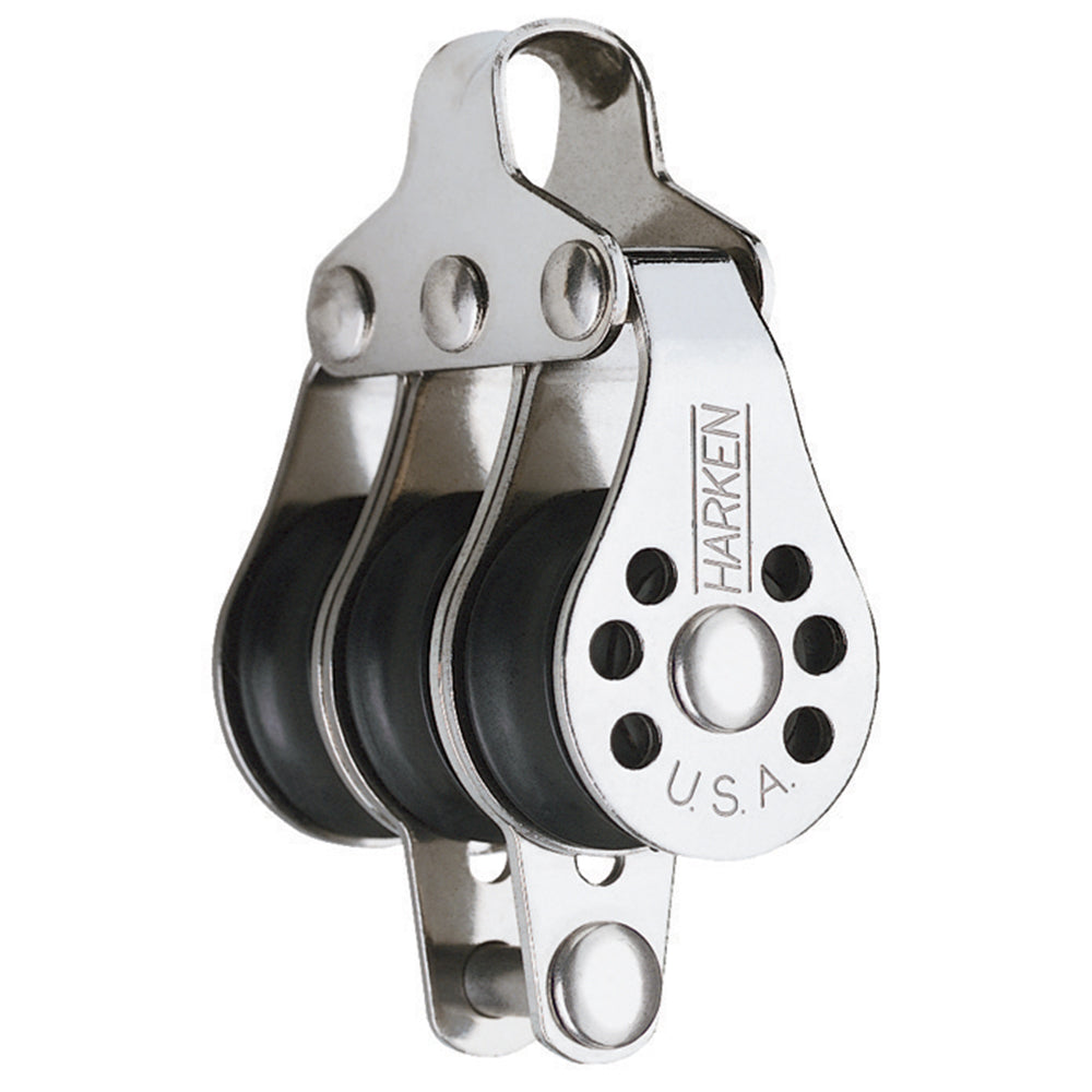 Harken 229 Triple Micro Block With Becket
