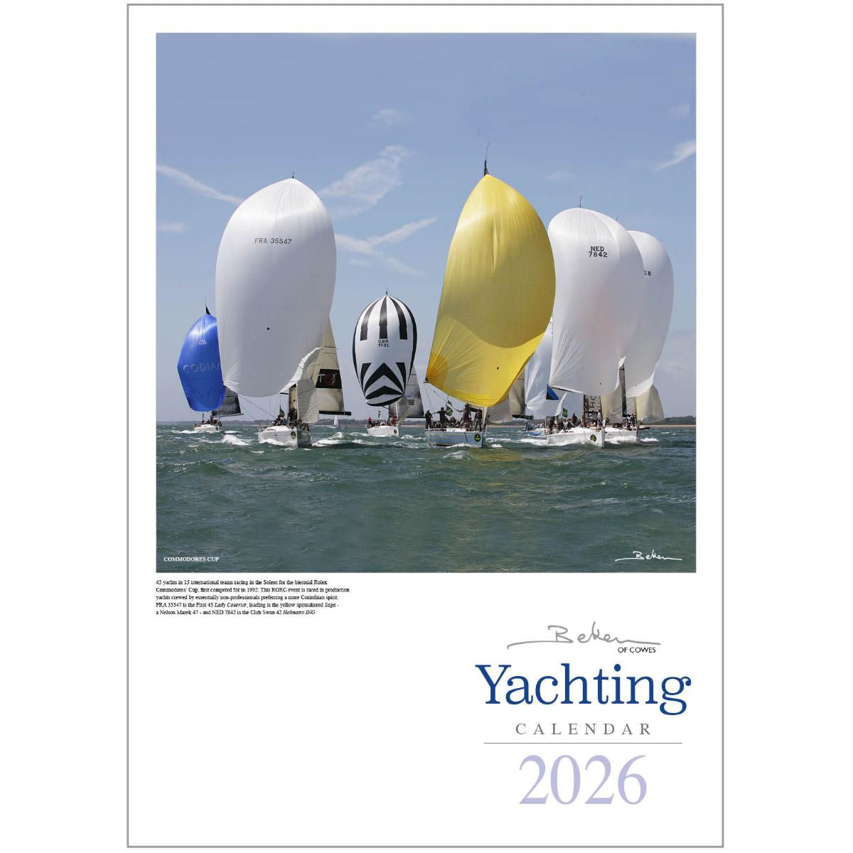 Beken of Cowes 2026 Yachting Calendar
