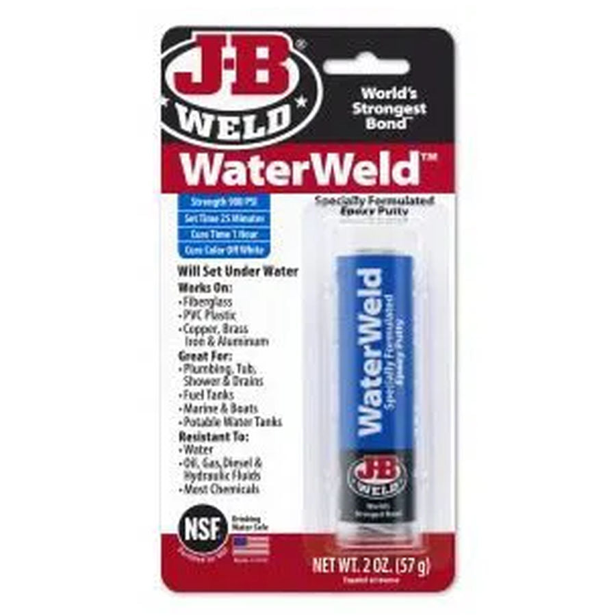 J B Weld WaterWeld Epoxy Putty 57g - Off White