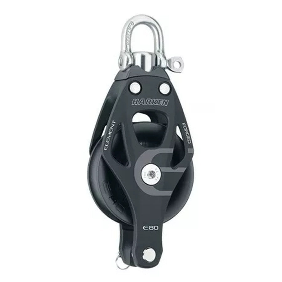 Harken 80mm Element Single Swivel Block w/Becket - 6291