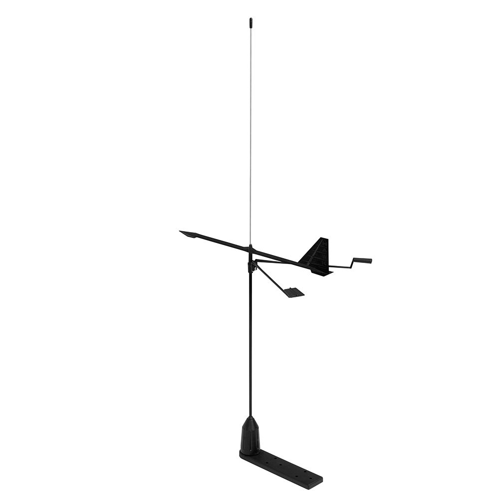 Shakespeare V-Tronix Hawk Stainless Steel VHF Antenna with Wind Indicator