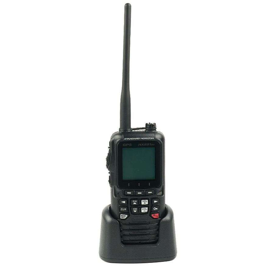 Standard Horizon HX891BT/E Floating Handheld VHF Radio with GPS and Bluetooth - Black