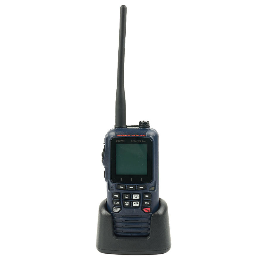 Standard Horizon HX891BT/E Floating Handheld VHF Radio with GPS and Bluetooth - Blue