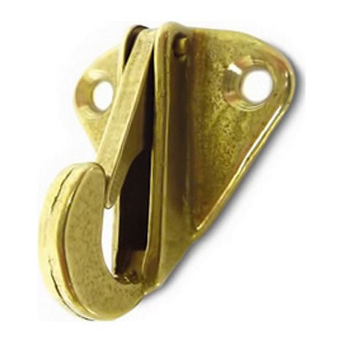 Aquafax Brass Plate Snap Hook with Spring Catch 39mm x 35mm