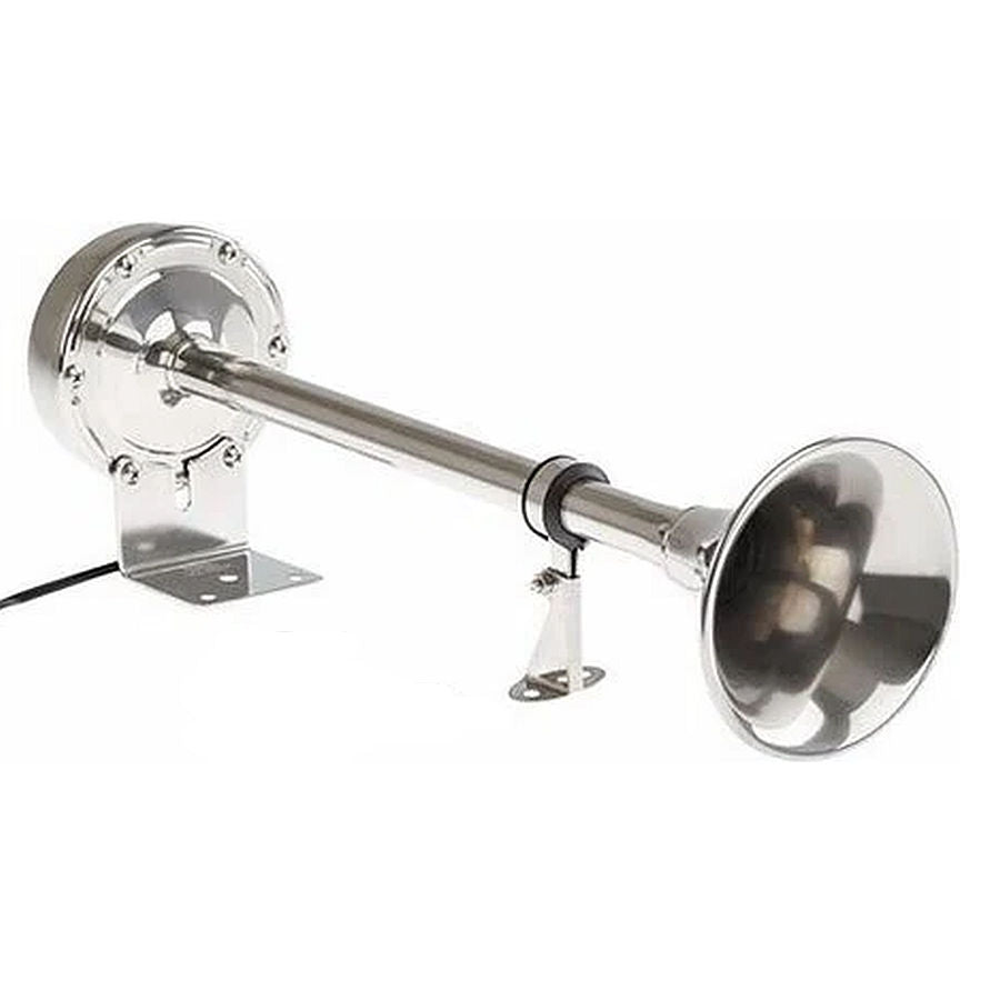 Talamax Single 12v Electric Marine Trumpet Horn Stainless Steel