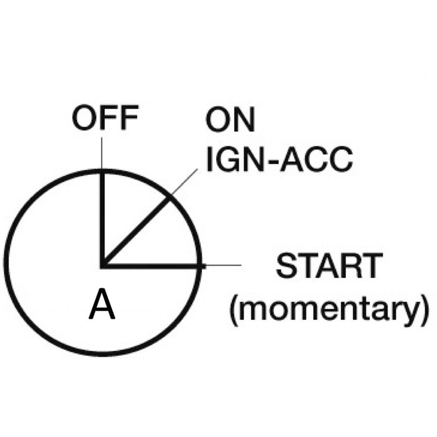 Osculati Waterproof Ignition Starter Switch 3 Position 10A