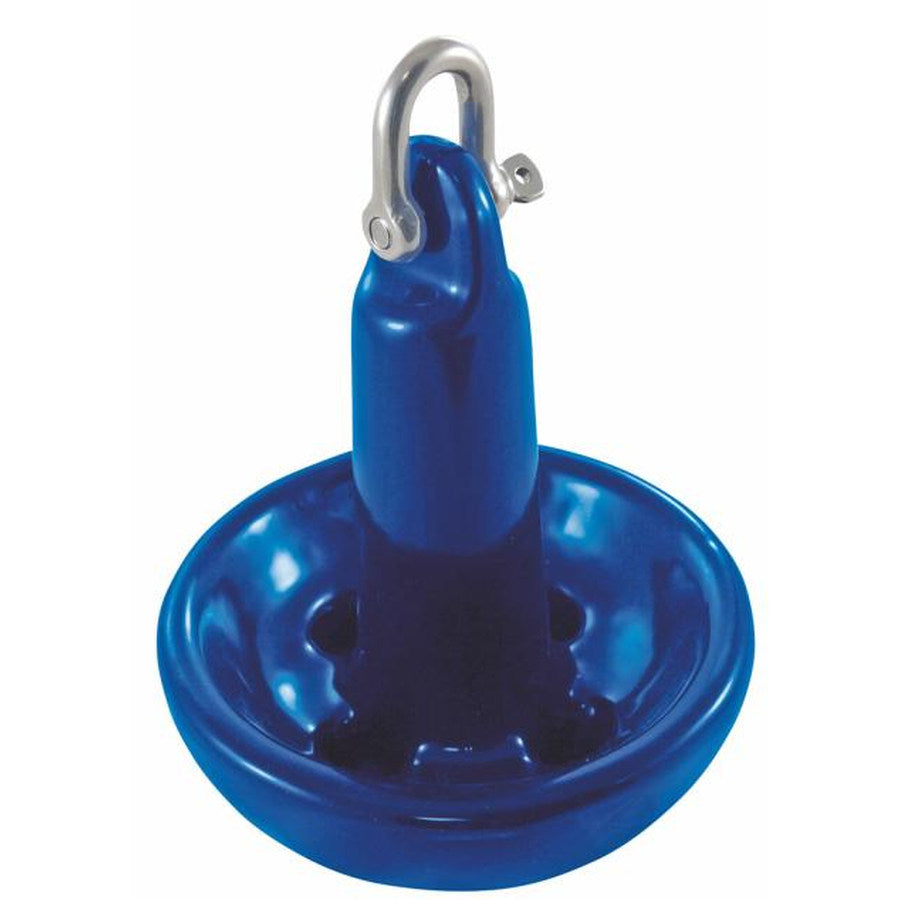 SeaMark Mushroom Anchor Blue PVC Coated 4.5Kg