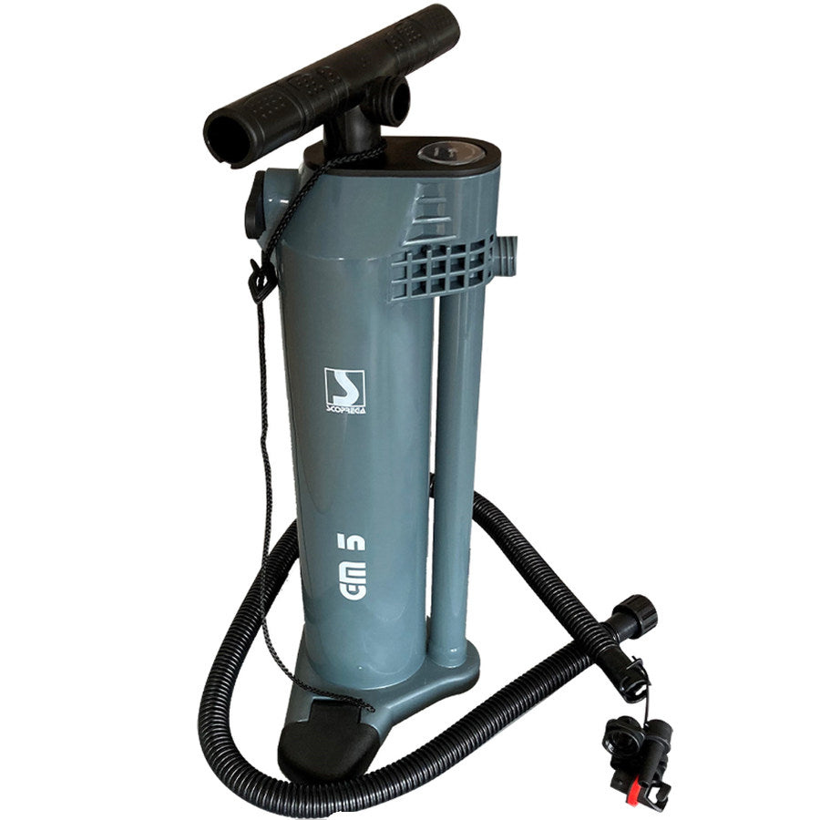 Scoprega Bravo GM 5 Hand Operated Inflatable Boat Stirrup Pump 14.5psi