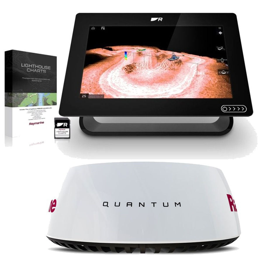 Raymarine Axiom+9 RV with Chart and Quantum Q24C Radar Package Deal