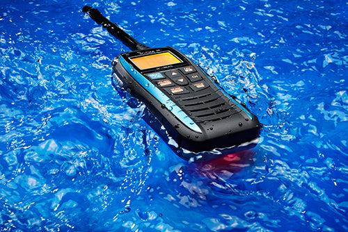 Icom M25 EURO Buoyant Waterproof Handheld VHF Radio Black ATIS Ready