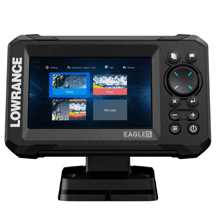 Lowrance Eagle 5 with SplitShot! HD Transducer"