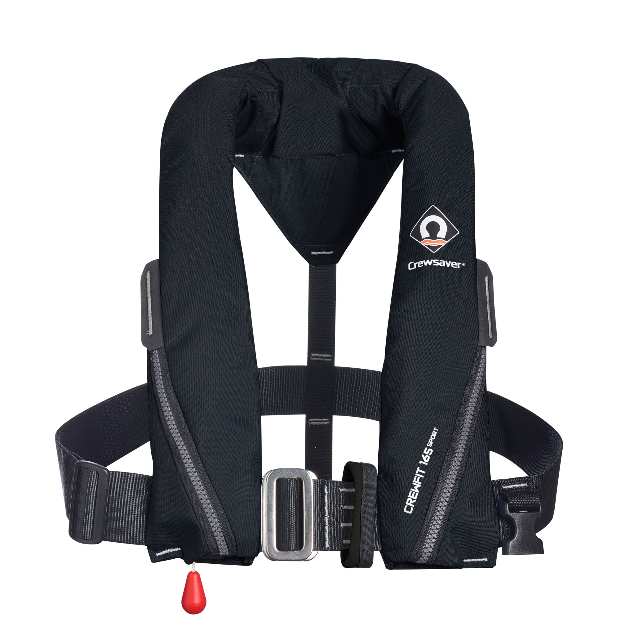 Crewsaver Crewfit 165N Sport Automatic with Harness Lifejacket - Black 9715BLA