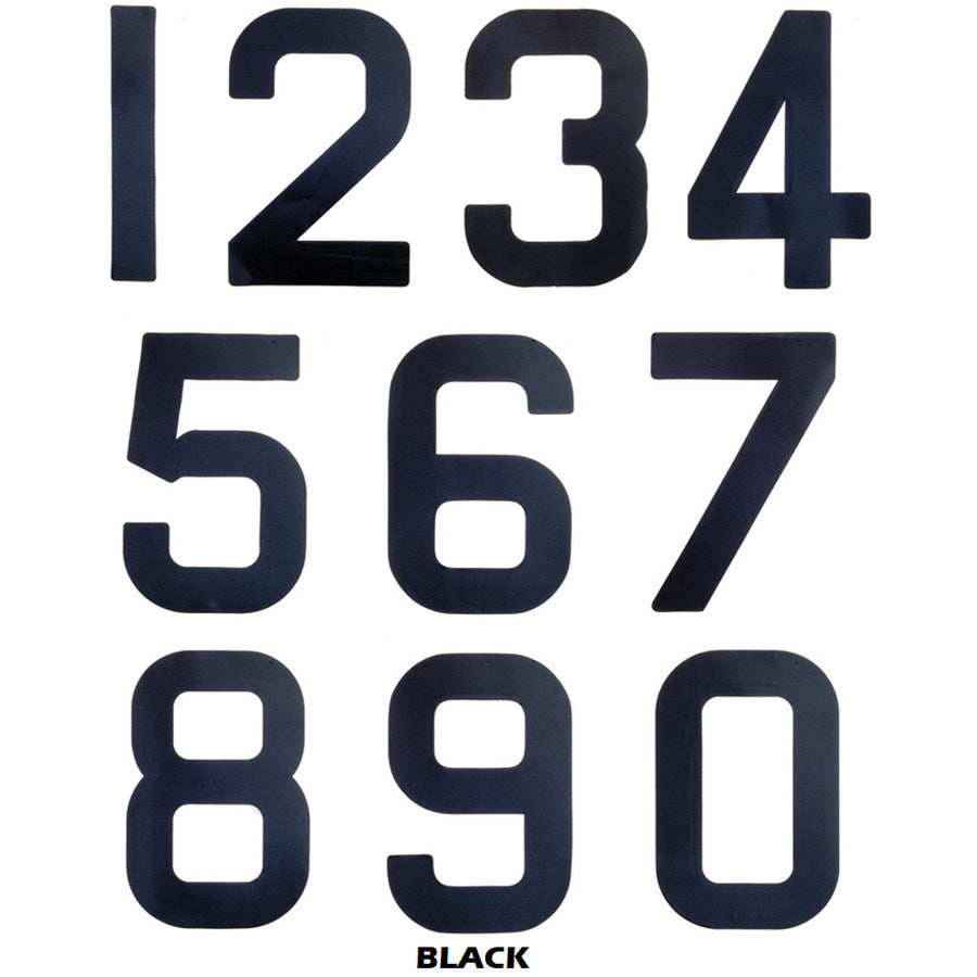 Bainbridge Sail Numbers Black 300mm