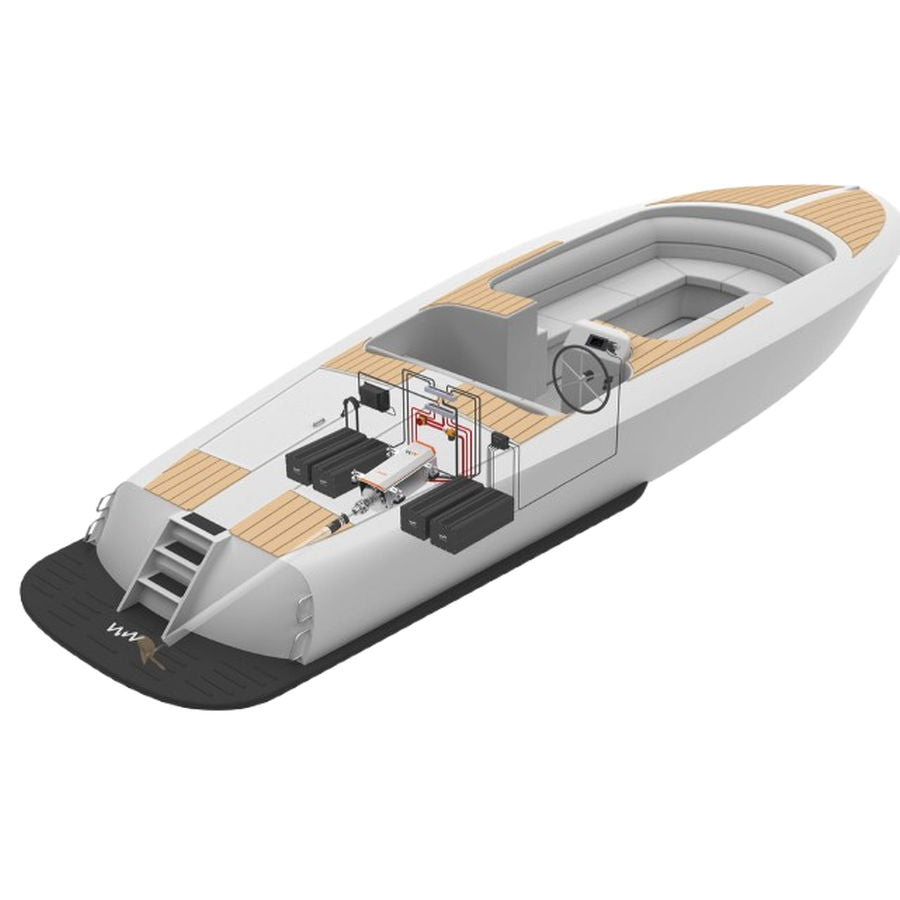 WaterWorld Electric Inboard Proulsion Set 4.0i CANopen