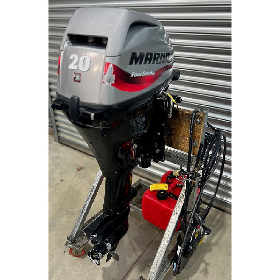 Mariner 20 HP Outboard Motor Long Shaft 4 Stroke - Used 2234