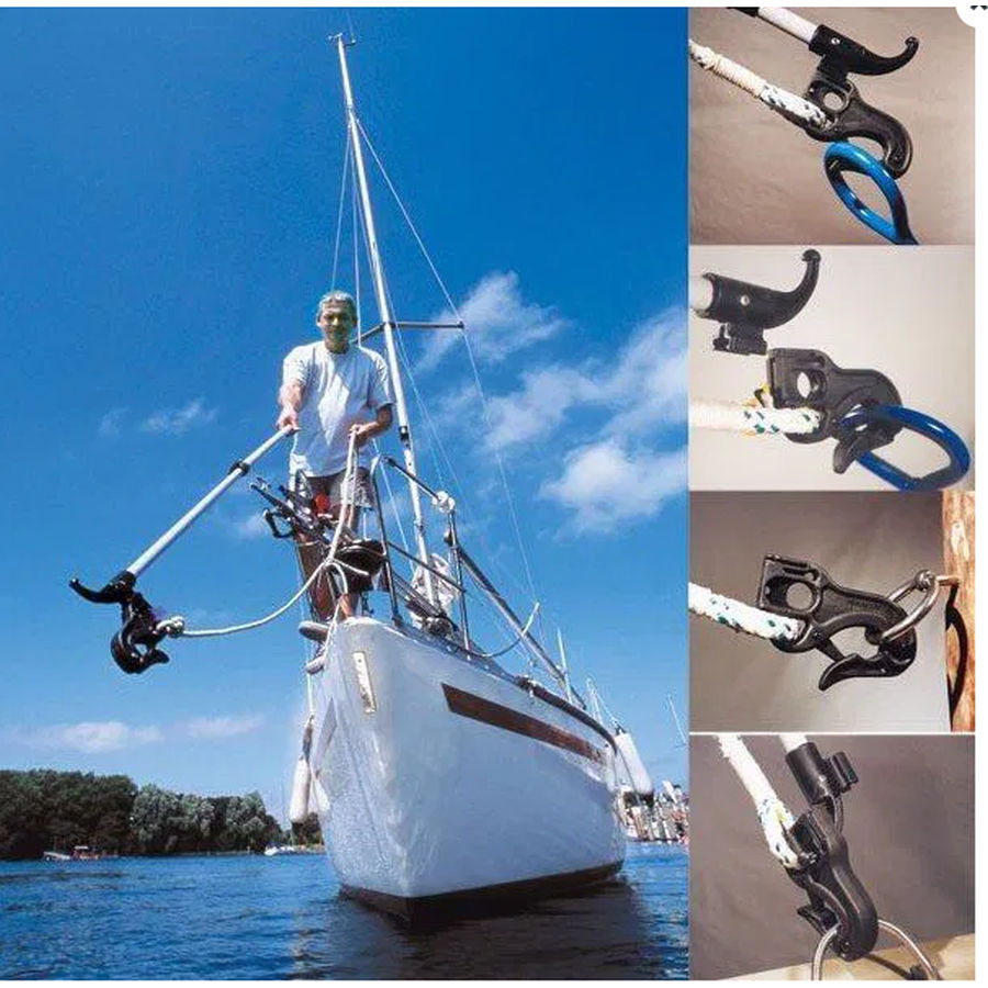 Handydock Boat Hook Telescopic Boat Hook Complete 136-250cm